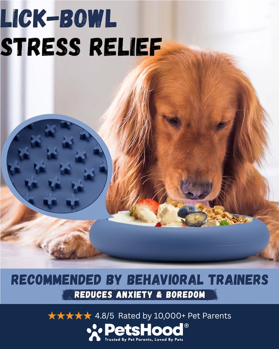 PetsHood® Slow Feed Bowl