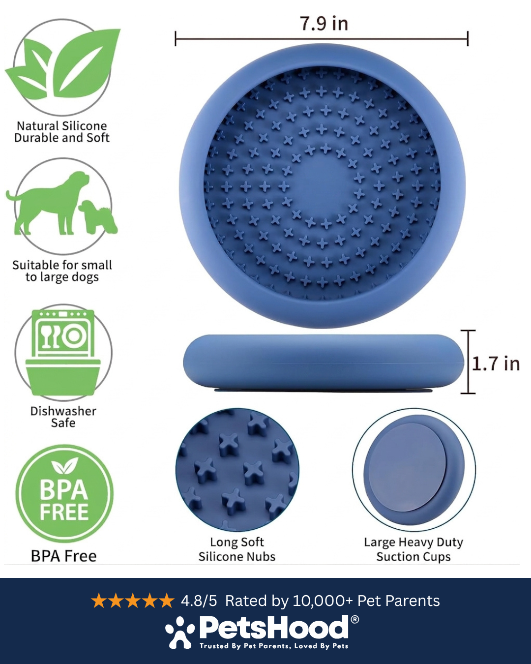 PetsHood® Slow Feed Bowl